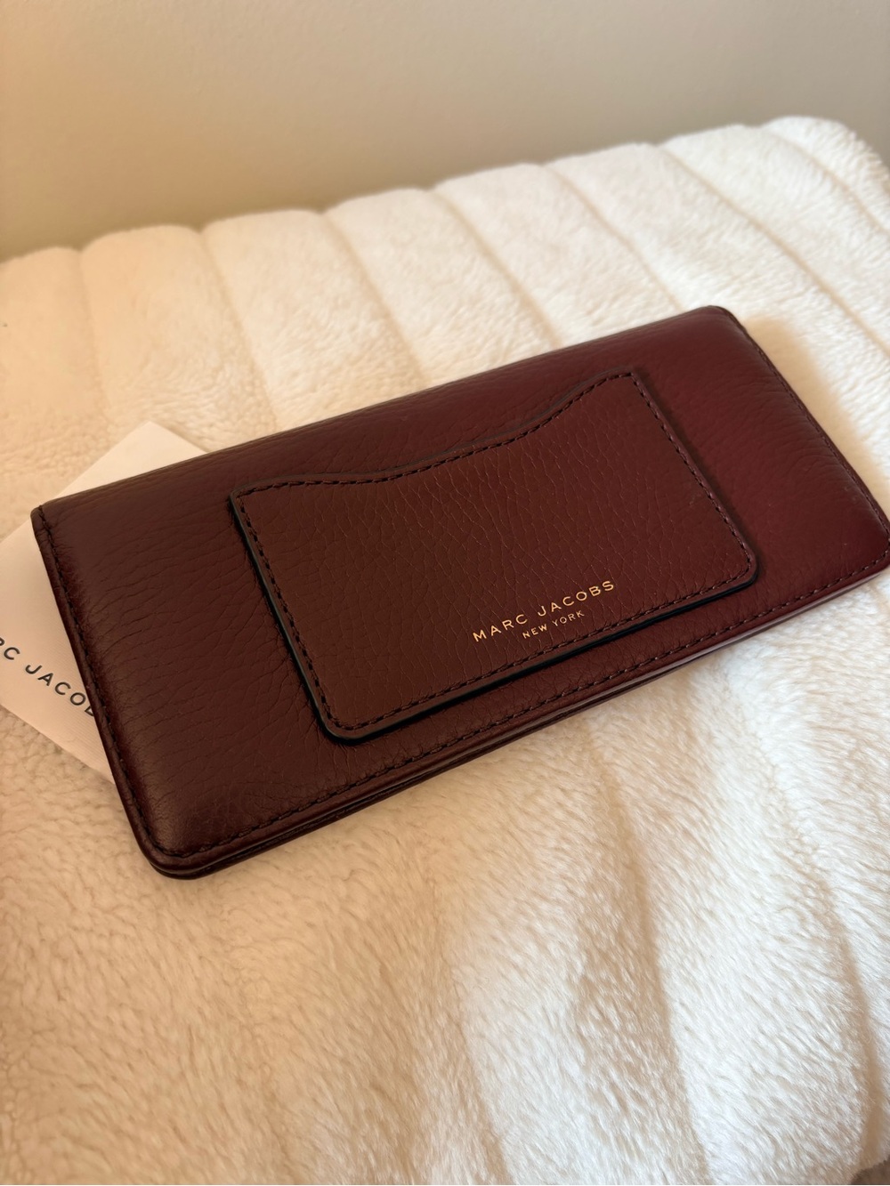 Marc Jacobs leather wallet - pomegranate red